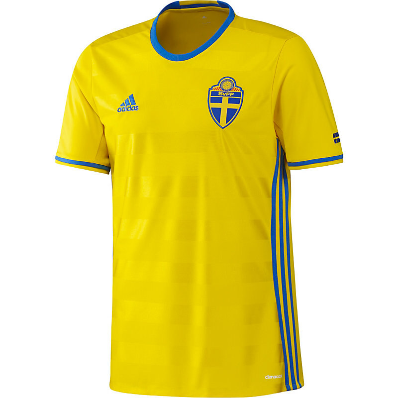 adidas Schweden EM 2016 Heim Fußballtrikot Herren