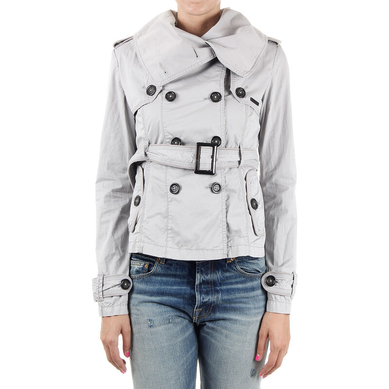 Superdry Cotton Double breasted jacket with belt Frühling/Sommer