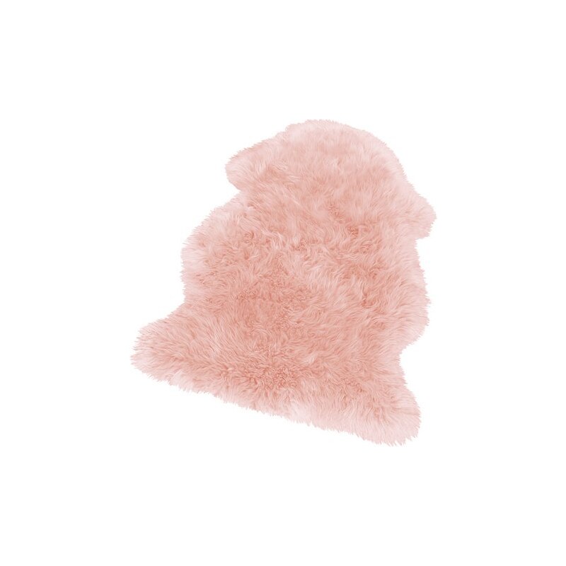 MY HOME Fell-Teppich Wien echtes Schaffell rosa 40 (B/L: 60x85 cm)