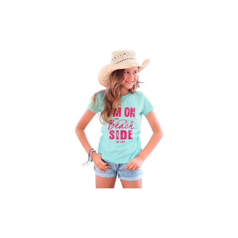 T-Shirt mit Frontdruck für Mädchen Arizona grün 128/134,140/146,152/158,164/170,176/182