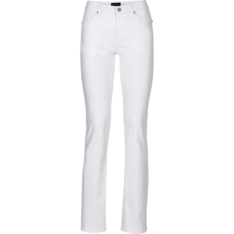 BODYFLIRT Bootcut-Jeans in weiß für Damen von bonprix