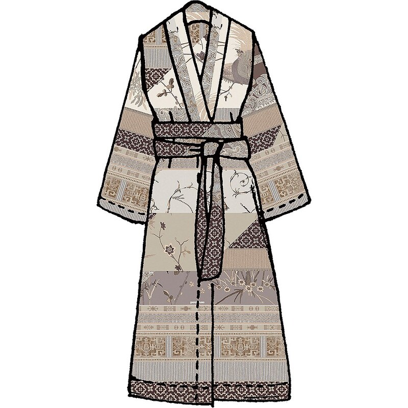 Kimono, Bassetti, »Grancollage«, im Mustermix