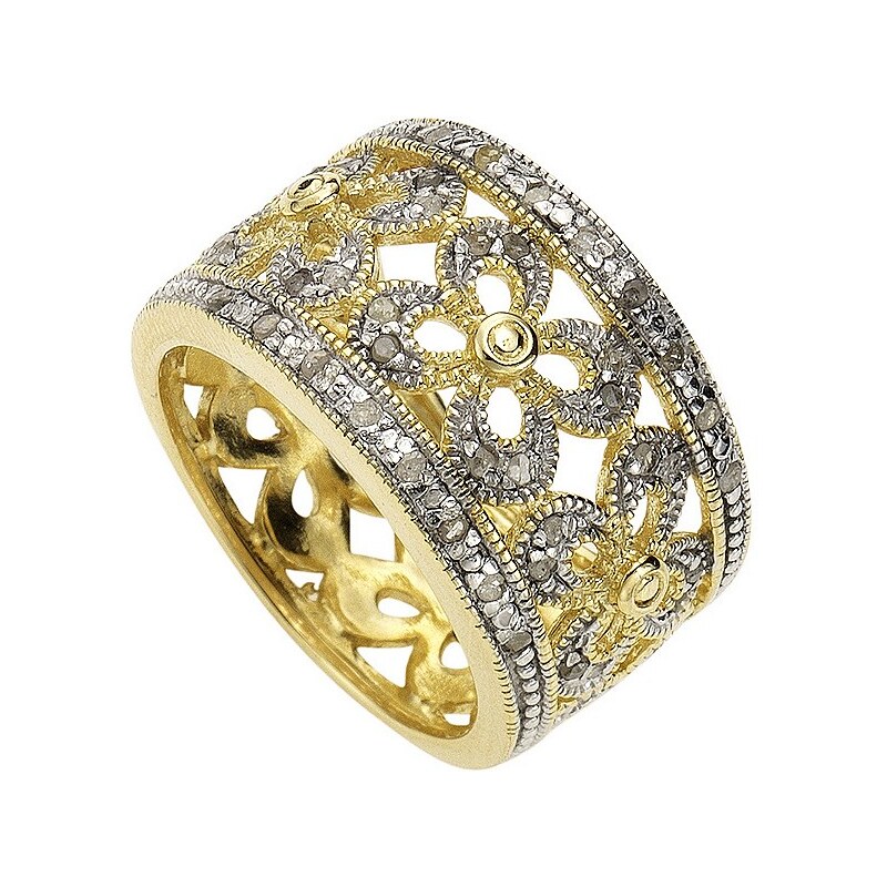 Vivance Jewels Ring »Blume« mit Diamanten