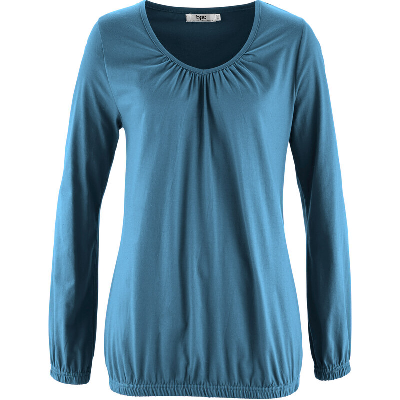 bpc bonprix collection Langarm-Shirt in blau für Damen von bonprix