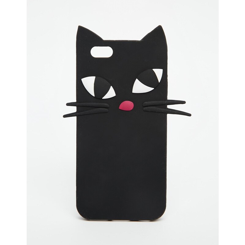 Lulu Guinness - Kooky Cat - iPhone 6-Hülle - Schwarz