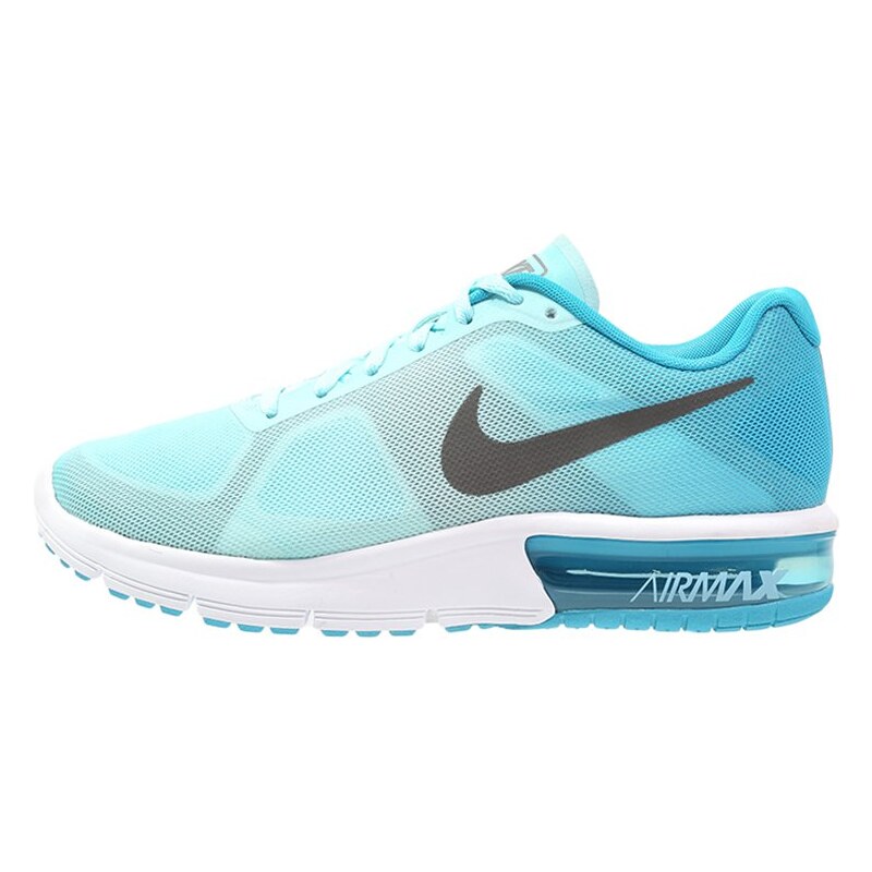Nike Performance AIR MAX SEQUENT Sneaker low blue lagoon/metallic dark grey/copa/white