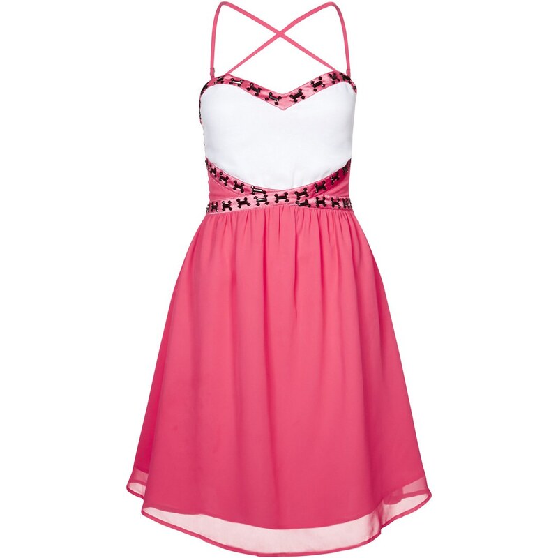 Even&Odd Cocktailkleid / festliches Kleid pink/white