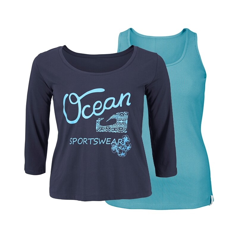 OCEAN SPORTSWEAR 2 in 1 Shirt 2 Stück