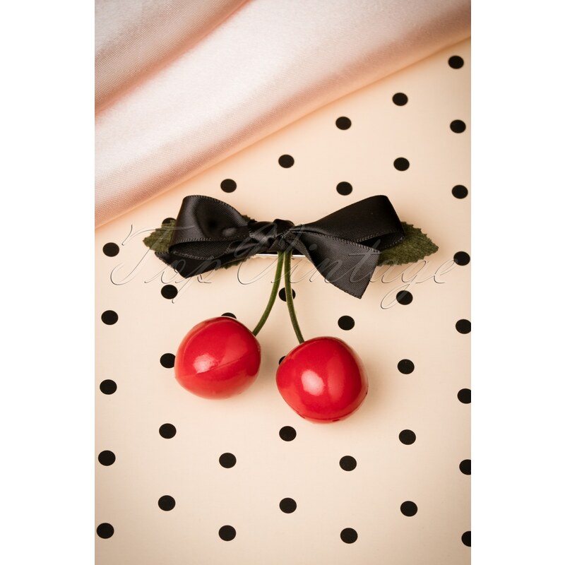 ZaZoo 60s Put Some Cherries in Your Hair Clip