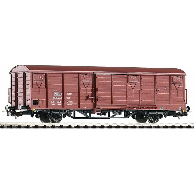 PIKO Güterwagen, »Gedeckter Güterwagen Gbs 1500, DR - Gleichstrom« Spur H0