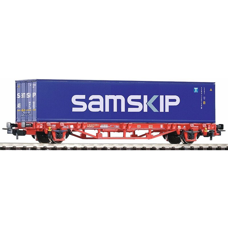 PIKO Güterwagen, »Containerwagen Lgs579 Container Samskip, DB AG - Gleichstrom« Spur H0