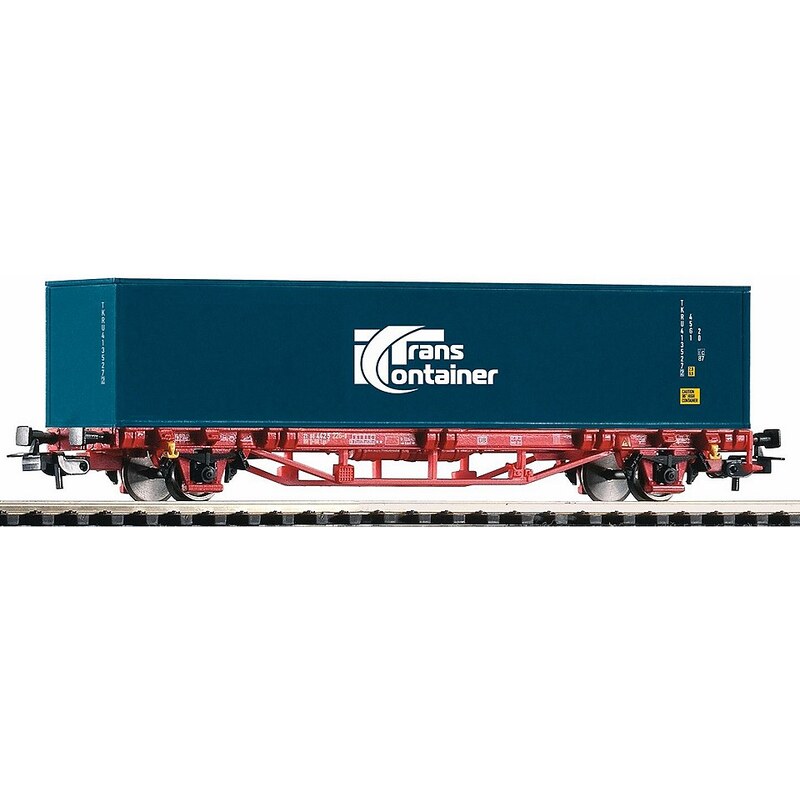 PIKO Güterwagen, »Containerwagen Lgs579 2 Container Transcontainer, DB AG - Gleichstrom« Spur H0