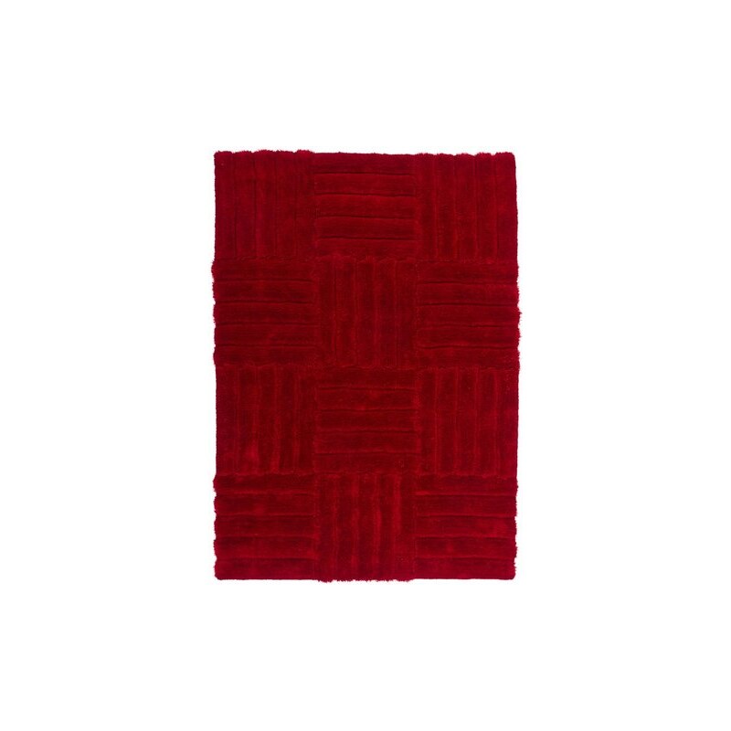 LALEE Hochflor-Teppich olymp 551 Konturenschnitt rot 2 (B/L: 80x150 cm),3 (B/L: 120x170 cm),4 (B/L: 160x230 cm)