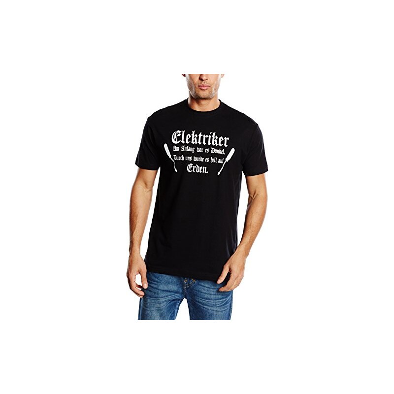 Coole-Fun-T-Shirts Herren T-Shirt Elektriker V1