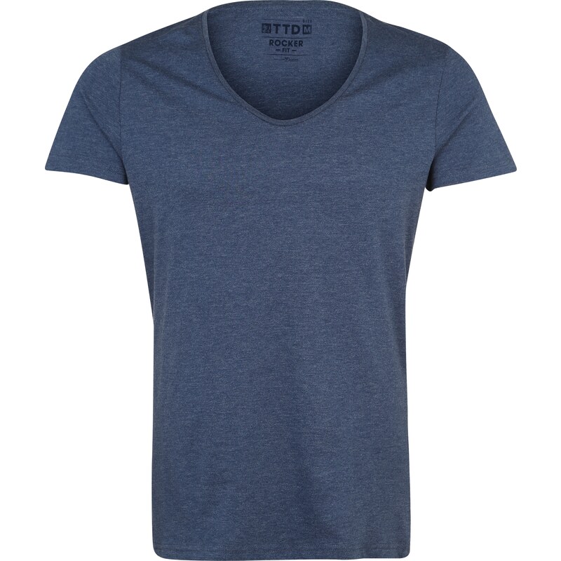 Review T Shirt mit V Neck