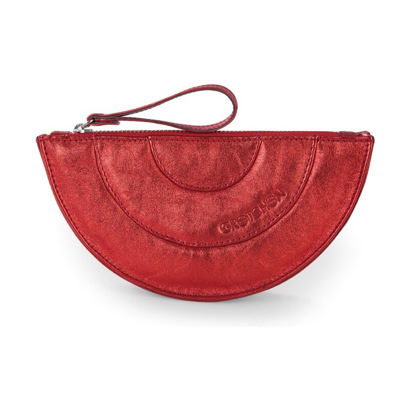 Gretchen Coin Purse One - Fire Red Metalic