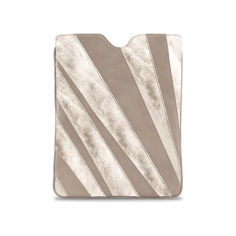 Gretchen Linear Tablet Case - Platinum Sand