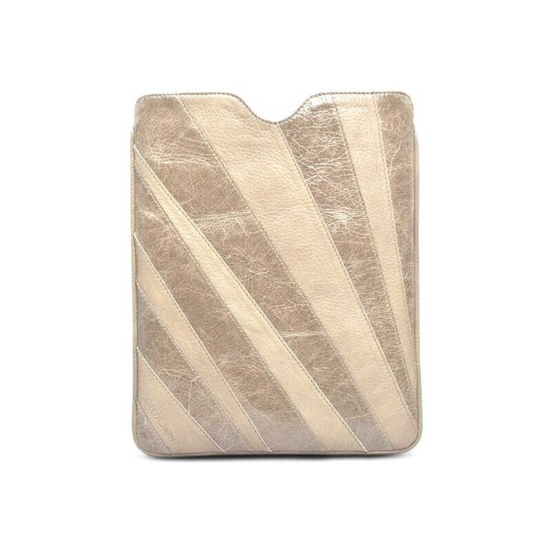 Gretchen Linear iPad Case - Vanilla Sand