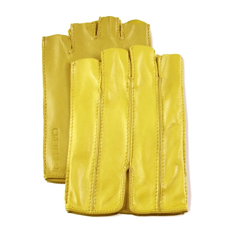 Gretchen Car Glove - Lemon Yellow