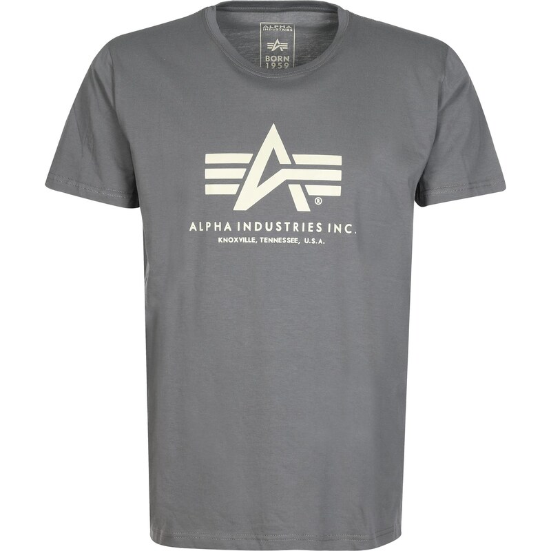 Alpha Industries Basic T-Shirt grey/black