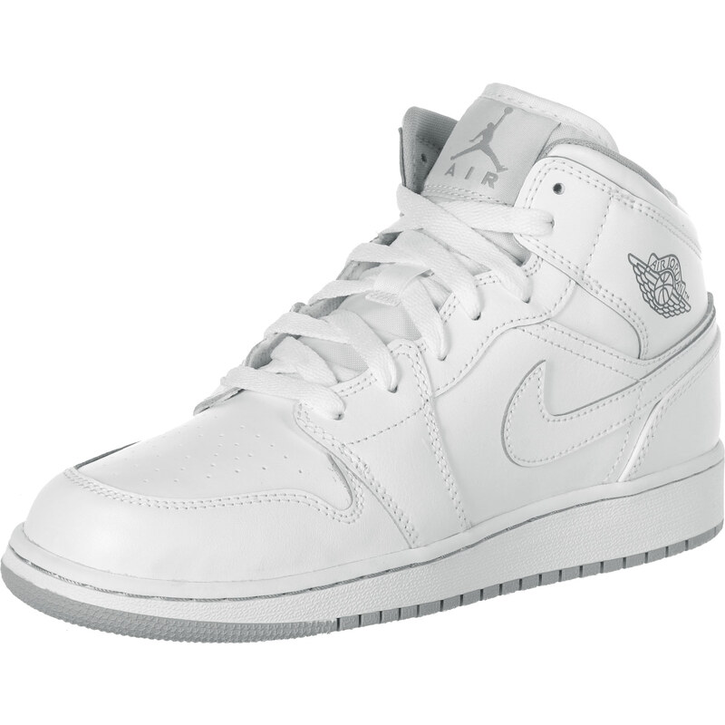 Jordan 1 Mid Gs Schuhe white