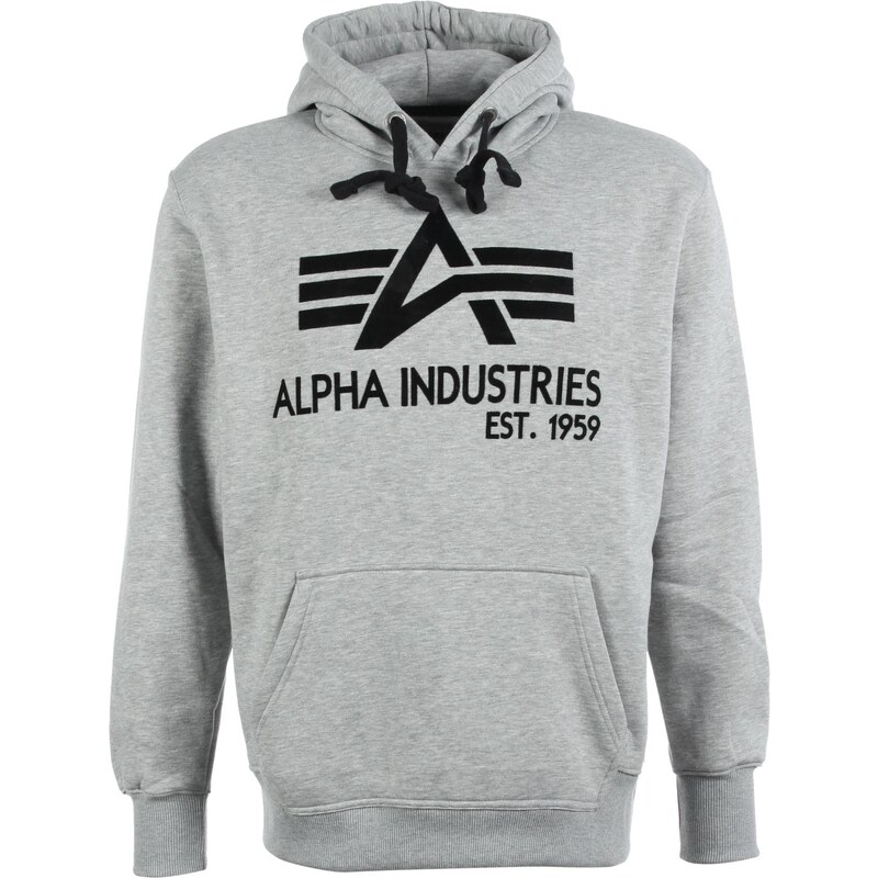 Alpha Industries Big A Classic Hoodie grey heather