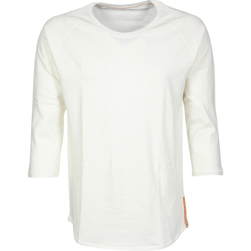 Nudie Quarter Sleeve T-Shirt off white