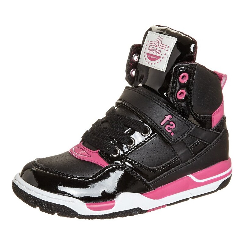 fullstop. Sneaker high schwarz/rosa