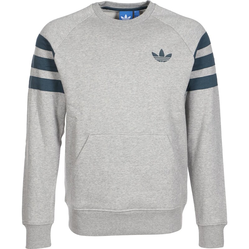 adidas Fitted Crew New Sweater medium grey heather