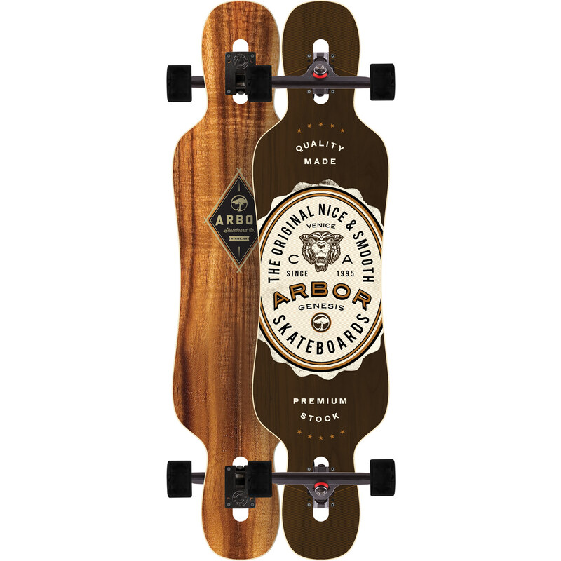 Arbor Genesis Complete Longboards Skateboard brown
