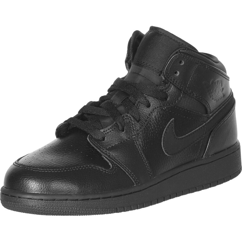 Jordan 1 Mid Gs Schuhe black