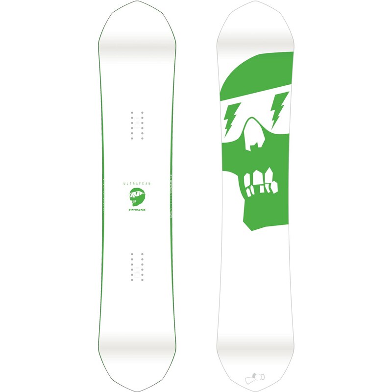 Capita Ultrafear 157 Snowboard white/green