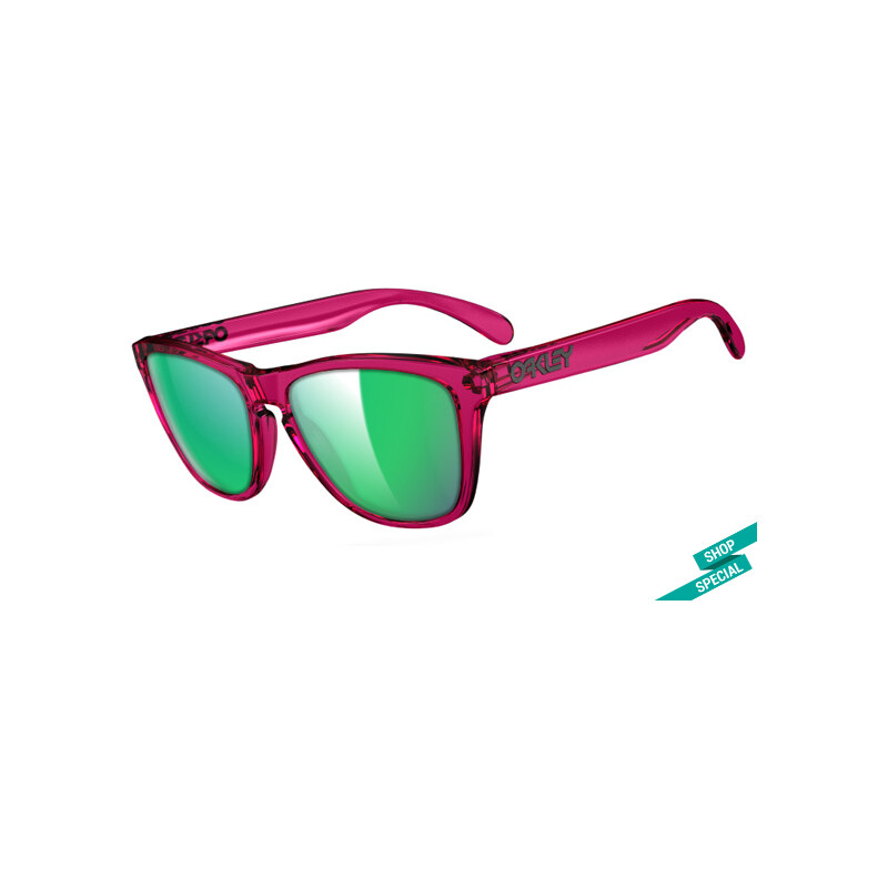Oakley Frogskins Sonnenbrillen Sonnenbrille acid pink / jade iridium