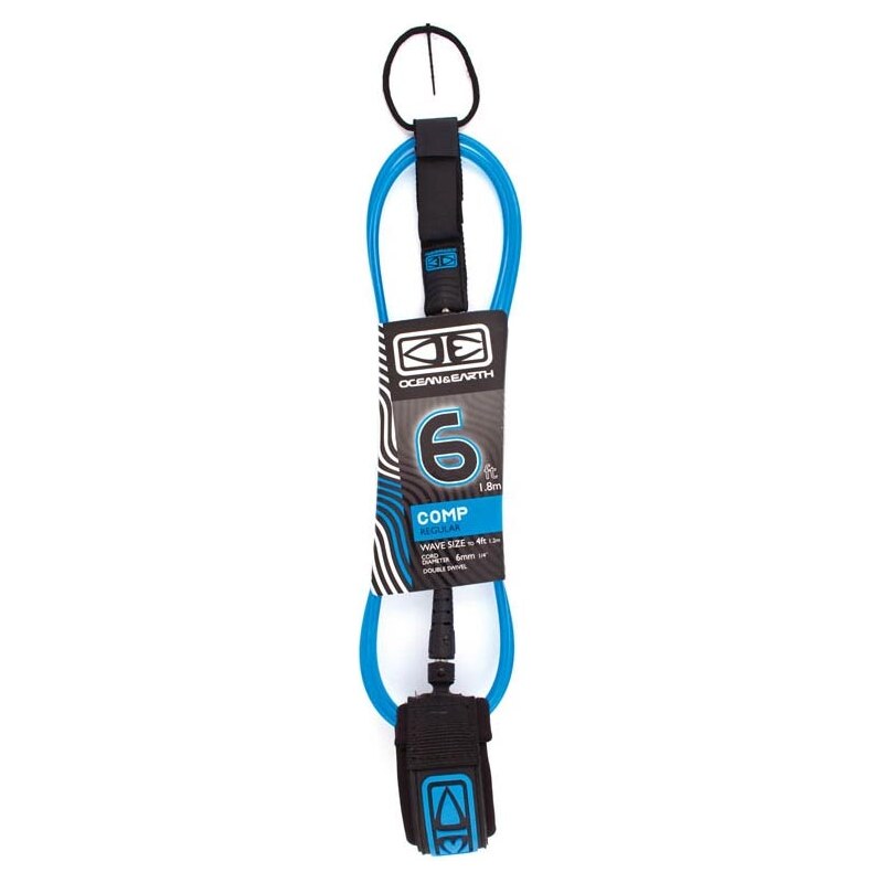 Ocean and Earth Comp One Piece Surfaccessoires Leash blue