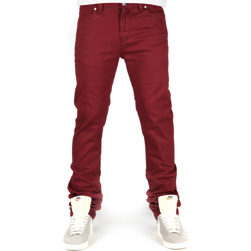 Reell Skin Stretch Jeans wine red