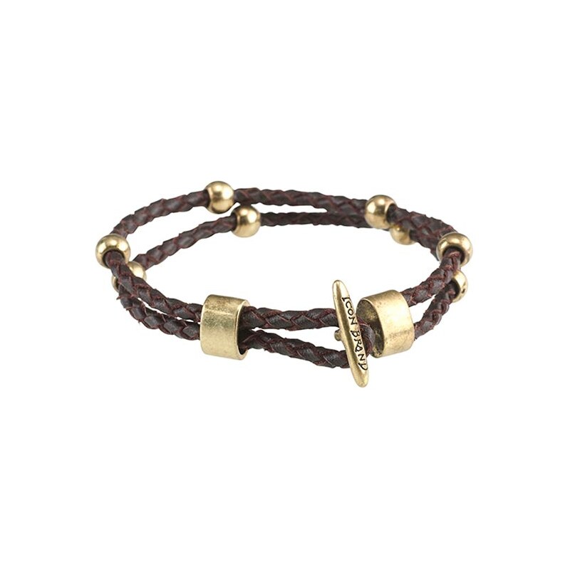 Icon Brand Dolla Sign Armband brown