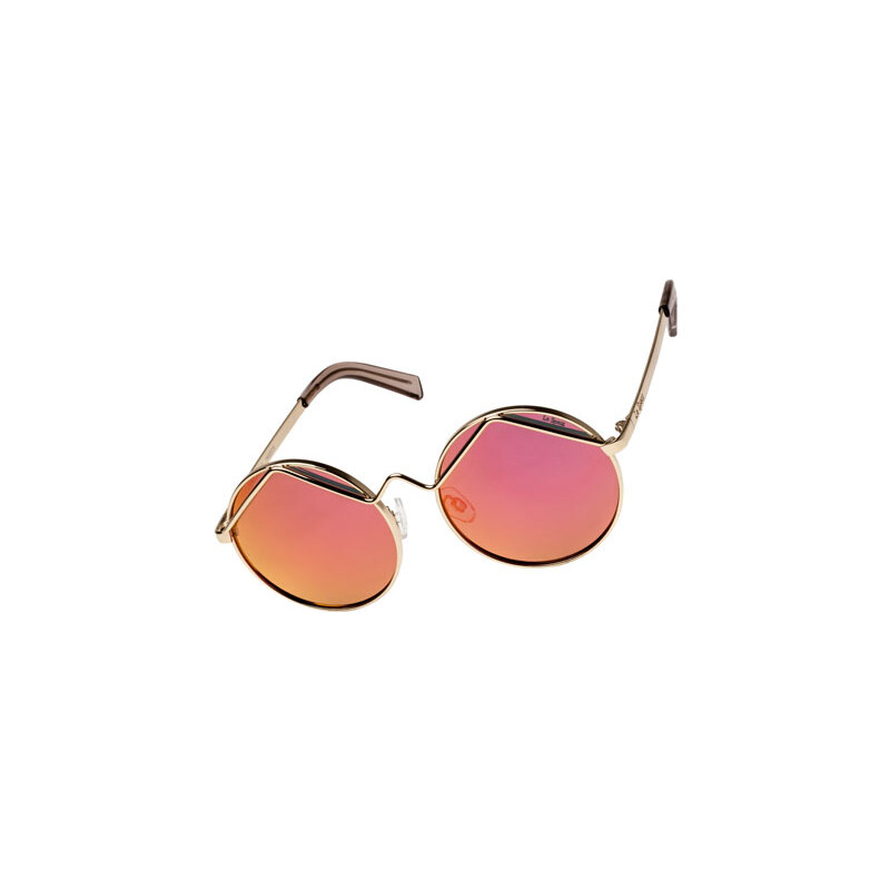 Le Specs Wild Child Sonnenbrille gold/pink