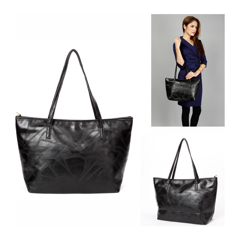 Lesara Shopping-Bag mit Ziernähten