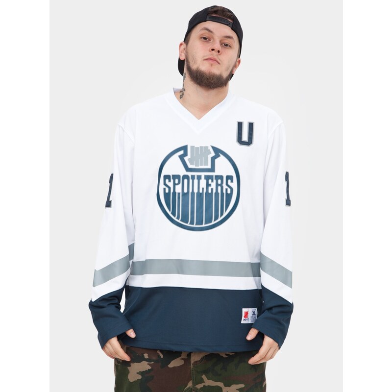 Undefeated Spoilers L/SL Hockey Jersey White