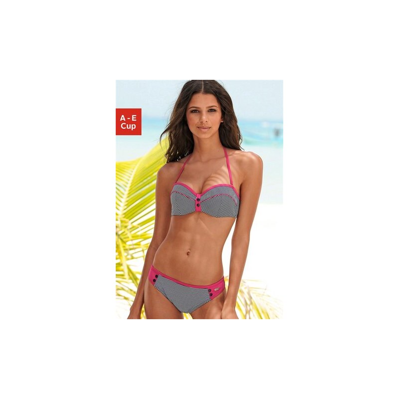 Venice Beach Bügel-Bandeau-Bikini weiß 34 (65),36 (70),40 (80),42 (85)