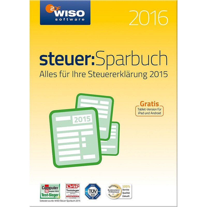 Buhl Data Software »WISO Steuer-Sparbuch 2016«