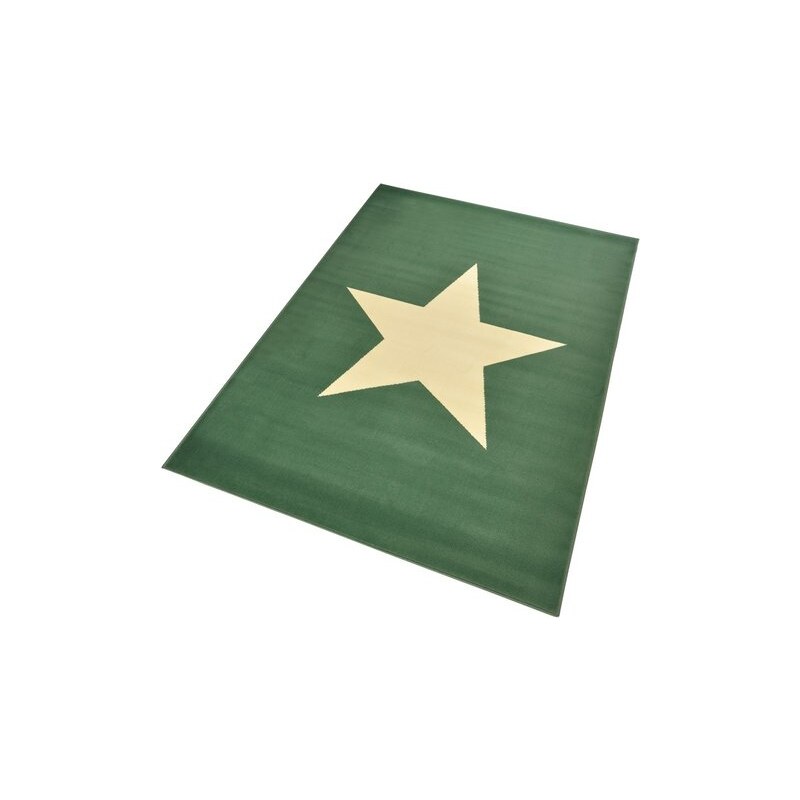 Design Teppich Stern Trendmotiv maschinengewebt HANSE HOME grün 3 (B/L: 140x200 cm)