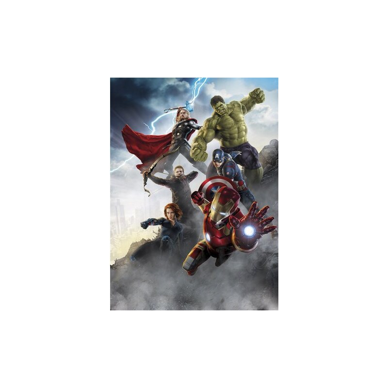 KOMAR Papiertapete Avengers Age of Ultron 184/254 cm bunt