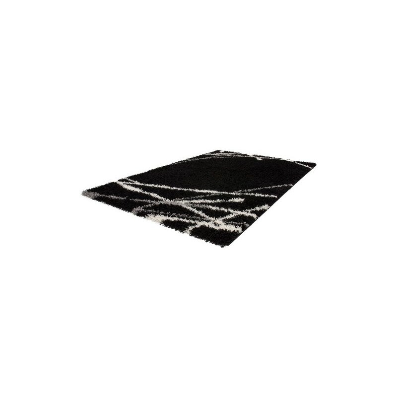 LALEE Hochflor-Teppich Joy 121 Höhe 50 mm gewebt schwarz 2 (B/L: 80x150 cm),3 (B/L: 120x170 cm),4 (B/L: 160x230 cm),6 (B/L: 200x290 cm)