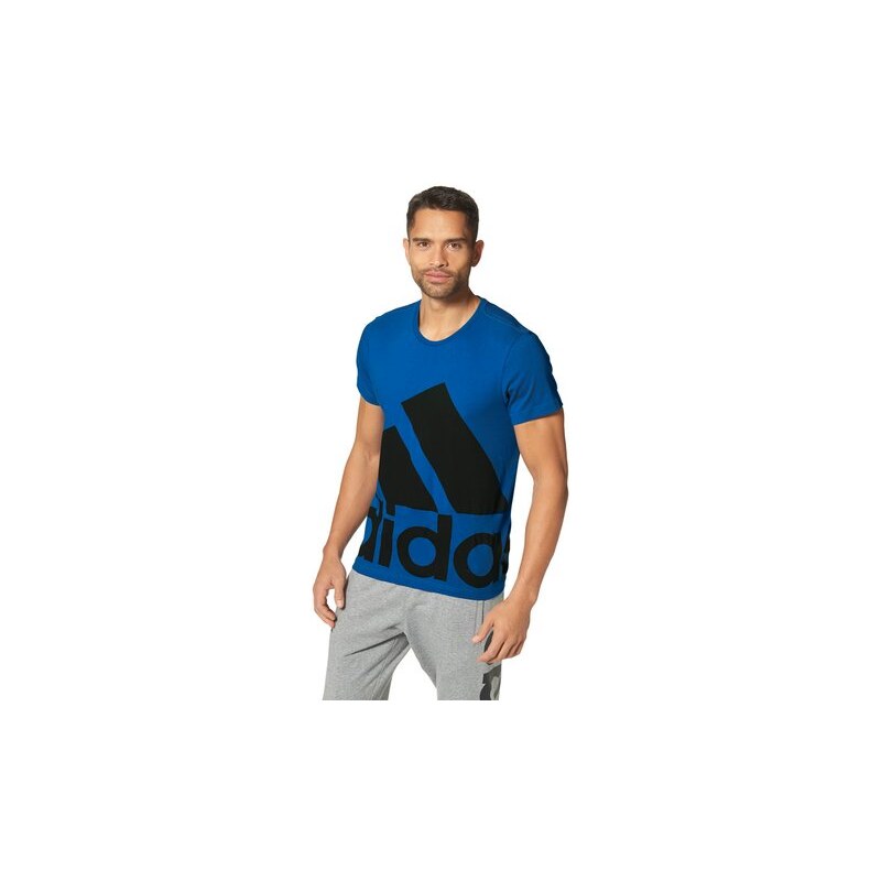 LOGO TEE BIG T-Shirt adidas Performance blau L (52/54),S (44/46),XL (56/58)