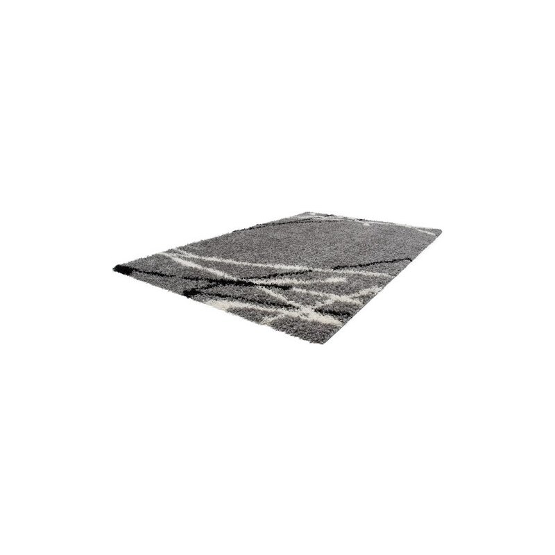 Hochflor-Teppich Joy 121 Höhe 50 mm gewebt LALEE silberfarben 2 (B/L: 80x150 cm),3 (B/L: 120x170 cm),4 (B/L: 160x230 cm),6 (B/L: 200x290 cm)