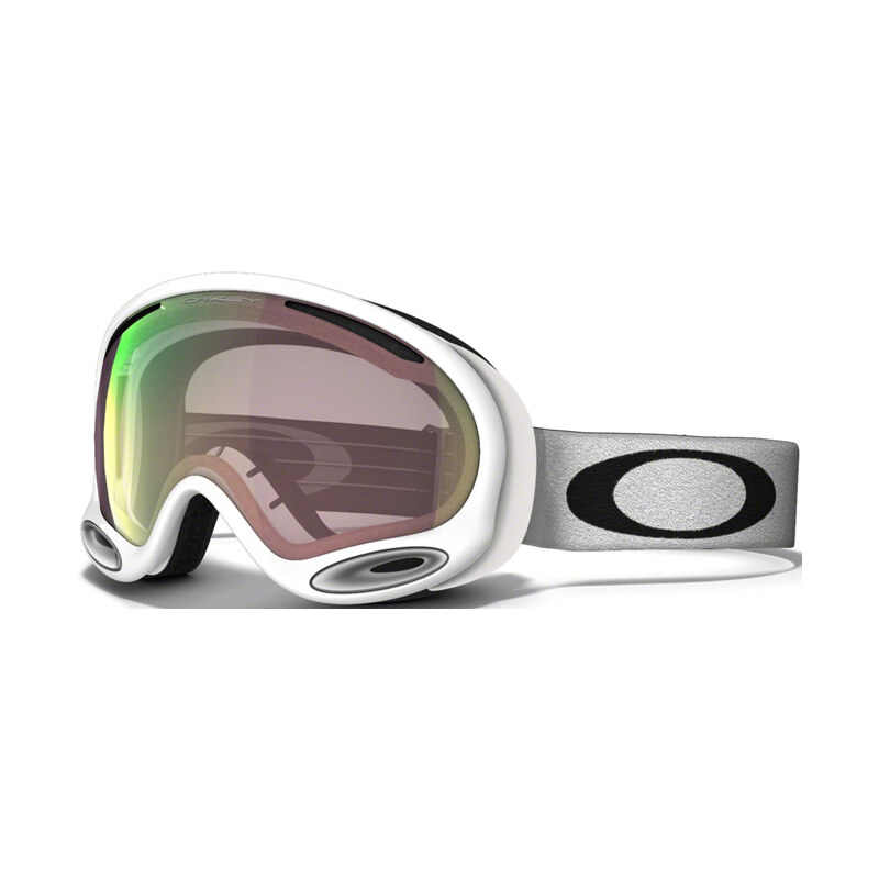 Oakley A-Frame 2.0 Schneebrillen Goggle polished white / pink iridium