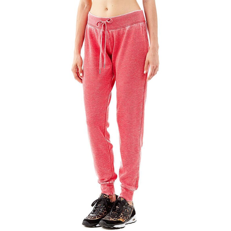 Guess Hose »Iconic Fleece«, rot