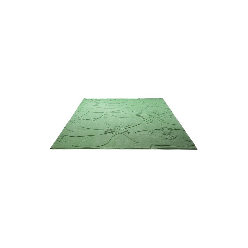 Esprit Teppich Lily handgearbeiteter Konturenschnitt Hoch-Tief-Struktur grün 2 (B/L: 70x140 cm),3 (B/L: 120x180 cm),4 (B/L: 170x240 cm),40 (B/L: 90x160 cm),41 (B/L: 140x200 cm),6 (B/L: 200x300 cm)