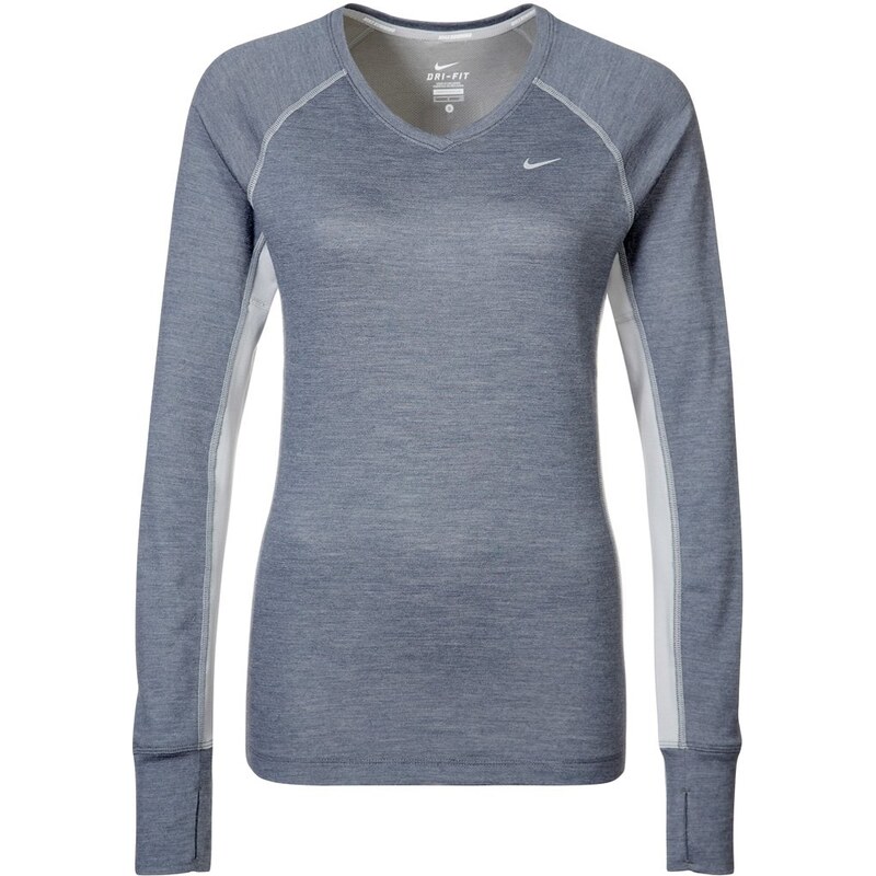 Nike Performance Langarmshirt silver/heather